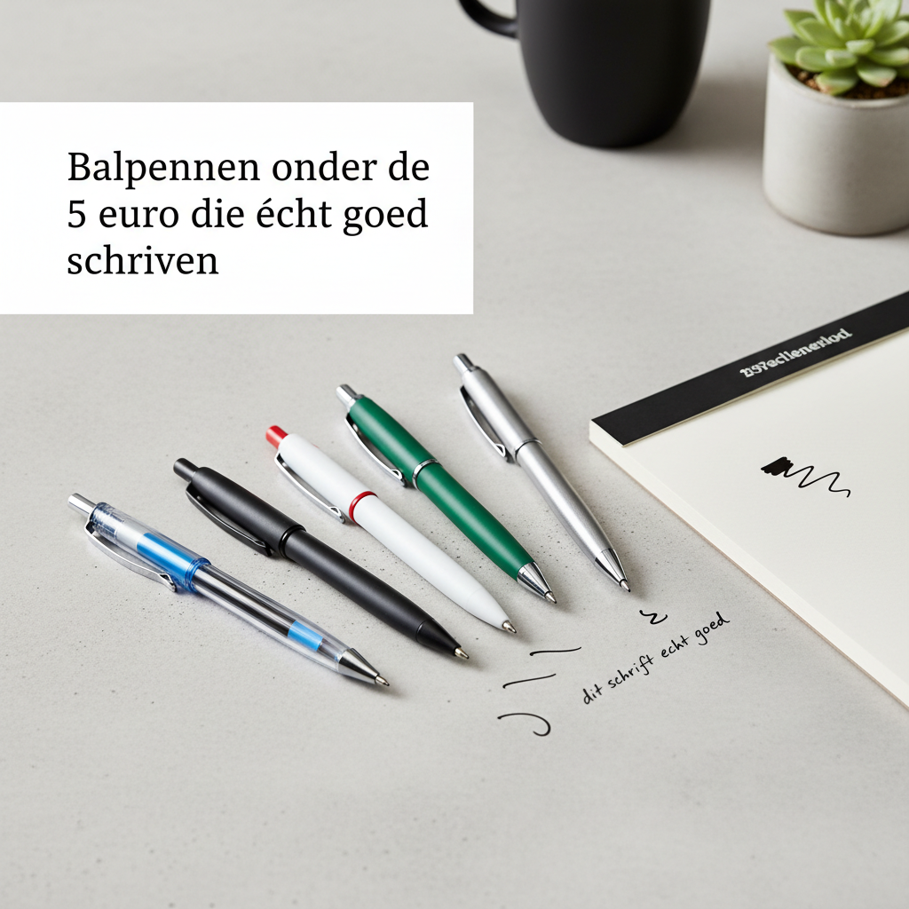 Balpennen onder de 5 euro die écht goed schrijven