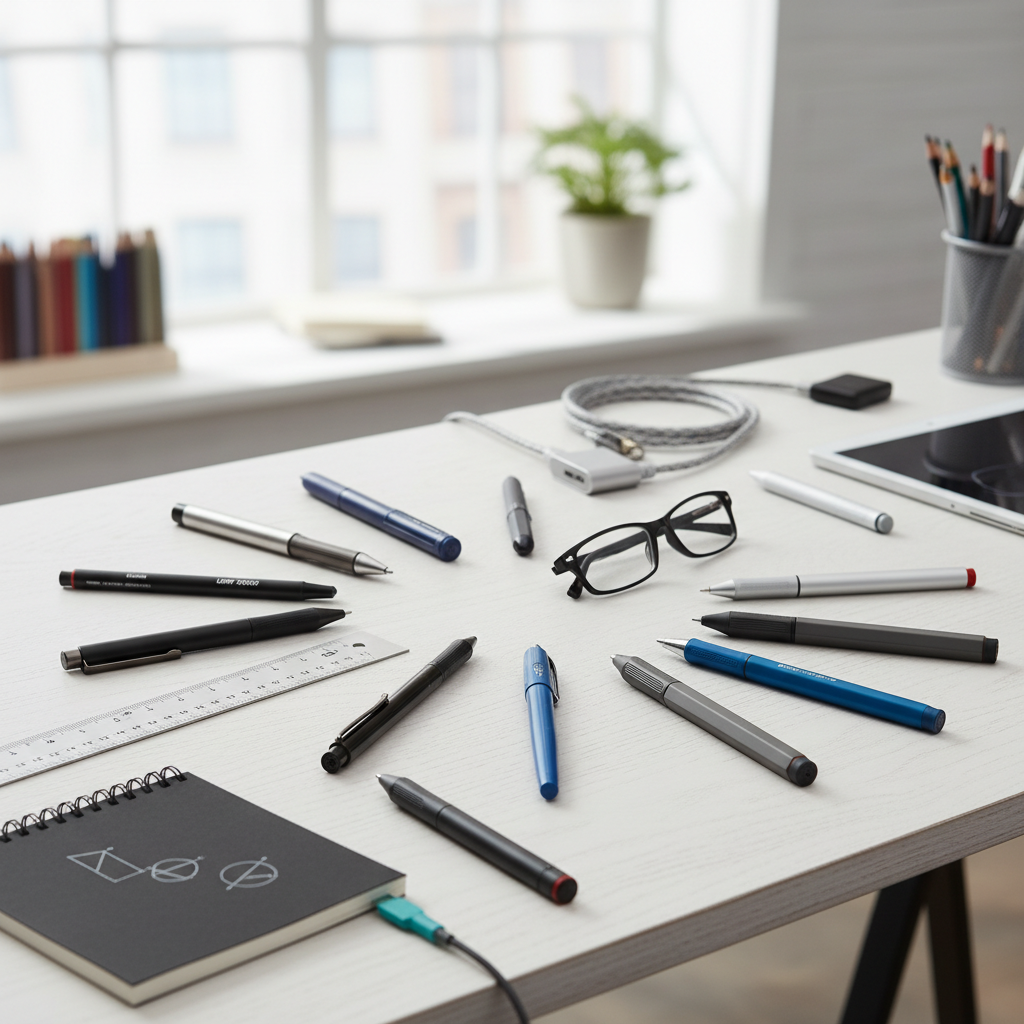Geliefde balpenmerken bij grafisch ontwerpers